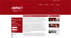 Desktop Screenshot of impact-forum.de